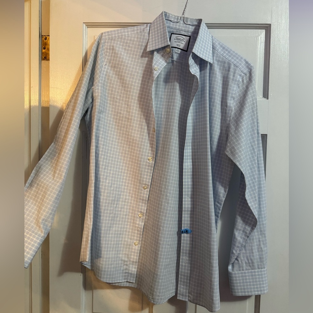 Men’s Charles tyrwhitt blue dress shirt 15/34